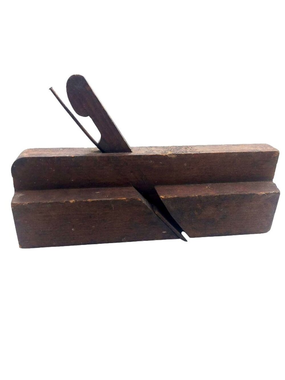 Wood Molding Plane Adjustable Blade Antique 19th Century Carpenters Hand Tool